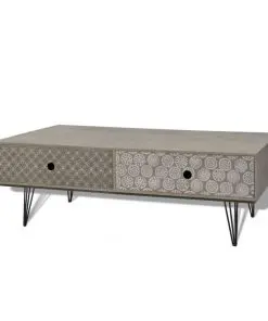 vidaXL Coffee Table 100x60x35 cm Grey