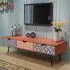 vidaXL TV Cabinet with 3 Drawers 120x40x36 cm Brown vidaXL TV Cabinet with 3 Drawers 120x40x36 cm Brown