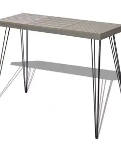 vidaXL Console Table 90x30x71.5 cm Grey