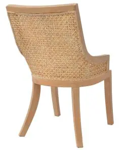 vidaXL Dining Chairs 6 pcs Rattan and Solid Mango Wood
