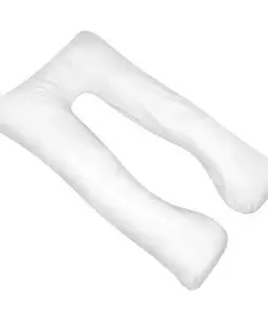 vidaXL Pregnancy Pillow 90×145 cm White