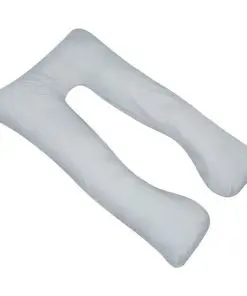 vidaXL Pregnancy Pillow 90×145 cm Grey