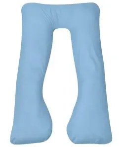 vidaXL Pregnancy Pillow 90×145 cm Light Blue