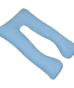 vidaXL Pregnancy Pillow 90×145 cm Light Blue