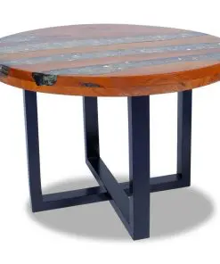 vidaXL Coffee Table Teak Resin 60 cm