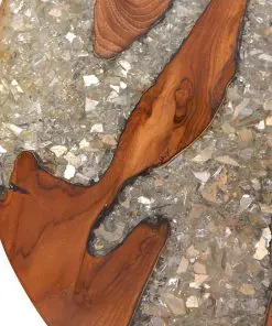 vidaXL Coffee Table Teak Resin 60 cm