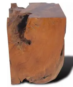 vidaXL Stool Solid Teak Wood