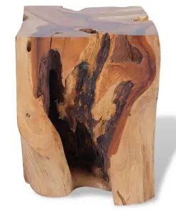 vidaXL Stool Solid Teak Wood