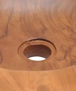 vidaXL Basin Solid Teak 45 cm