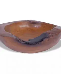 vidaXL Bowl Solid Teak 30 cm