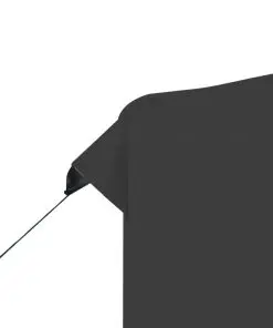 vidaXL Professional Folding Party Tent with Walls Aluminium 3×3 m Anthracite