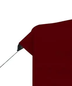 vidaXL Professional Folding Party Tent with Walls Aluminium 3×3 m Wine Red