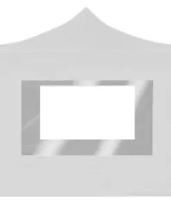 vidaXL Professional Folding Party Tent with Walls Aluminium 3×3 m White