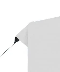 vidaXL Professional Folding Party Tent with Walls Aluminium 3×3 m White