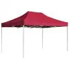 vidaXL Professional Folding Party Tent Aluminium 4.5×3 m Wine Red vidaXL Professional Folding Party Tent Aluminium 4.5×3 m Wine Red