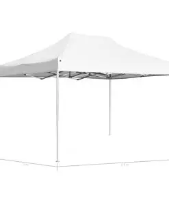 vidaXL Professional Folding Party Tent Aluminium 4.5×3 m White