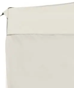 vidaXL Professional Folding Party Tent with Walls Aluminium 4.5×3 m Cream