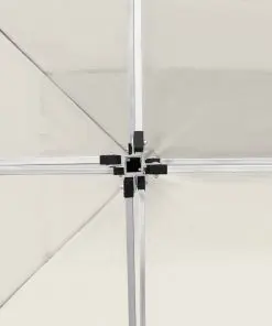 vidaXL Professional Folding Party Tent with Walls Aluminium 4.5×3 m Cream