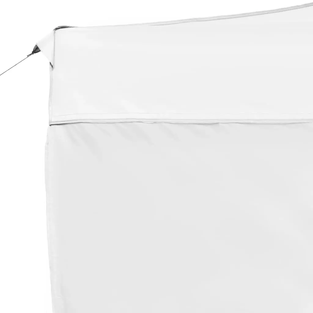 vidaXL Professional Folding Party Tent with Walls Aluminium 4.5×3 m White