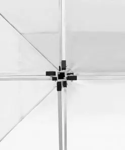 vidaXL Professional Folding Party Tent with Walls Aluminium 4.5×3 m White