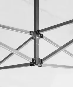 vidaXL Professional Folding Party Tent with Walls Aluminium 4.5×3 m White