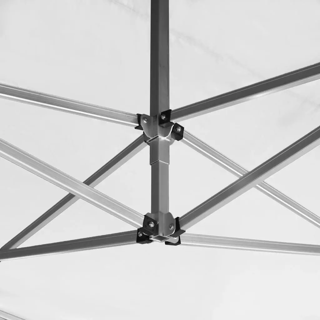 vidaXL Professional Folding Party Tent with Walls Aluminium 4.5×3 m White