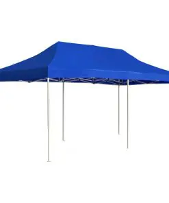 vidaXL Professional Folding Party Tent Aluminium 6×3 m Blue