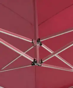 vidaXL Professional Folding Party Tent Aluminium 6×3 m Wine Red