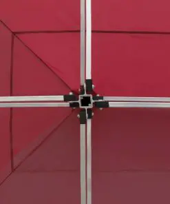 vidaXL Professional Folding Party Tent Aluminium 6×3 m Wine Red