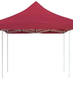 vidaXL Professional Folding Party Tent Aluminium 6×3 m Wine Red