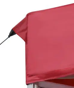 vidaXL Professional Folding Party Tent Aluminium 6×3 m Wine Red