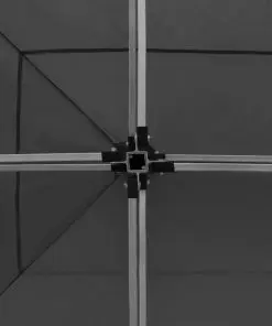 vidaXL Professional Folding Party Tent with Walls Aluminium 6×3 m Anthracite