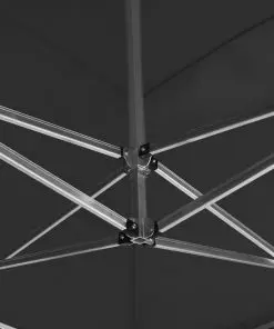 vidaXL Professional Folding Party Tent with Walls Aluminium 6×3 m Anthracite