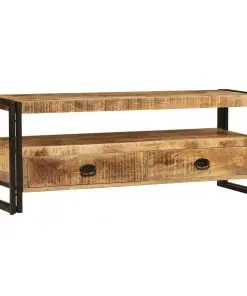 vidaXL TV Cabinet 120x35x45 cm Solid Mango Wood