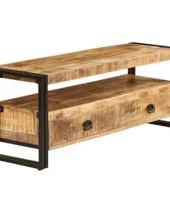 vidaXL TV Cabinet 120x35x45 cm Solid Mango Wood