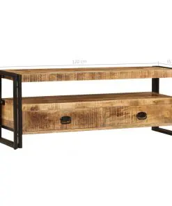 vidaXL TV Cabinet 120x35x45 cm Solid Mango Wood