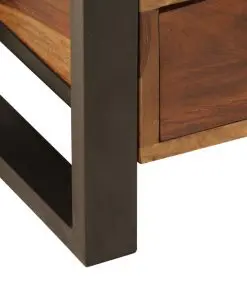 vidaXL TV Cabinet 120x35x45 cm Solid Sheesham Wood