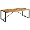 vidaXL Dining Table 220x100x75 cm Solid Mango Wood