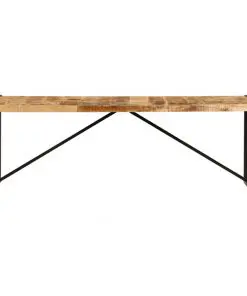 vidaXL Dining Table 220x100x75 cm Solid Mango Wood