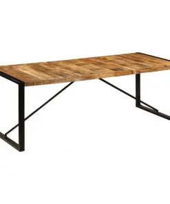 vidaXL Dining Table 220x100x75 cm Solid Mango Wood