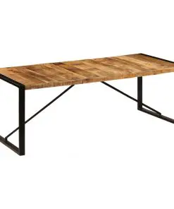 vidaXL Dining Table 220x100x75 cm Solid Mango Wood
