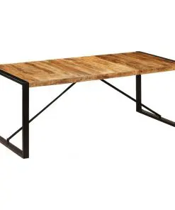 vidaXL Dining Table 200x100x75 cm Solid Mango Wood