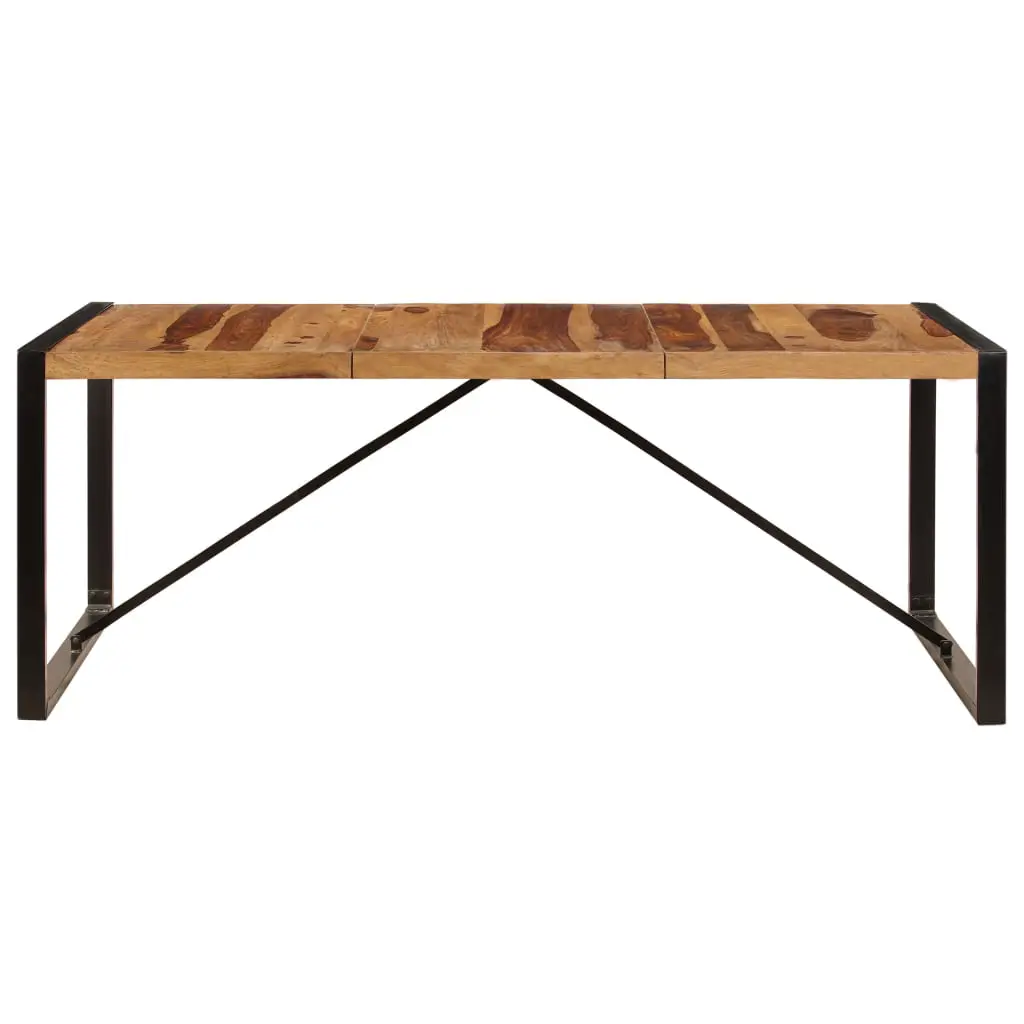 vidaXL Dining Table 200x100x75 cm Solid Sheesham Wood