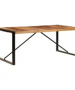 vidaXL Dining Table 200x100x75 cm Solid Sheesham Wood