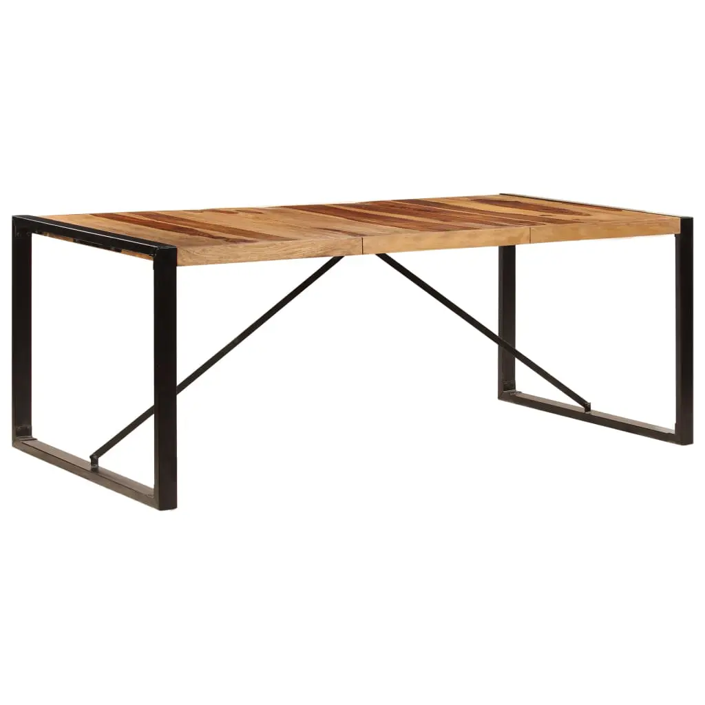 vidaXL Dining Table 200x100x75 cm Solid Sheesham Wood