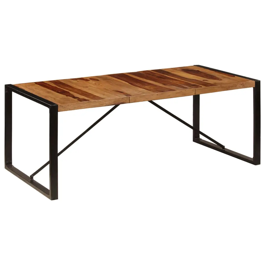 vidaXL Dining Table 200x100x75 cm Solid Sheesham Wood