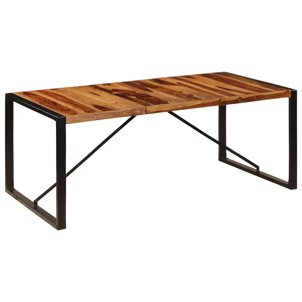 vidaXL Dining Table 200x100x75 cm Solid Sheesham Wood