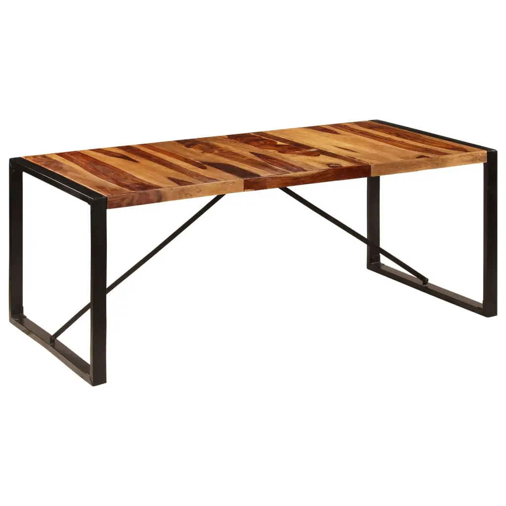 vidaXL Dining Table 200x100x75 cm Solid Sheesham Wood