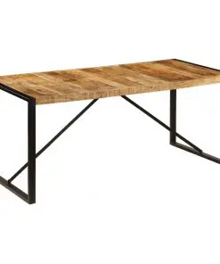 vidaXL Dining Table 180x90x75 cm Solid Mango Wood