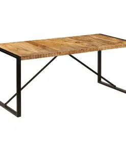 vidaXL Dining Table 180x90x75 cm Solid Mango Wood